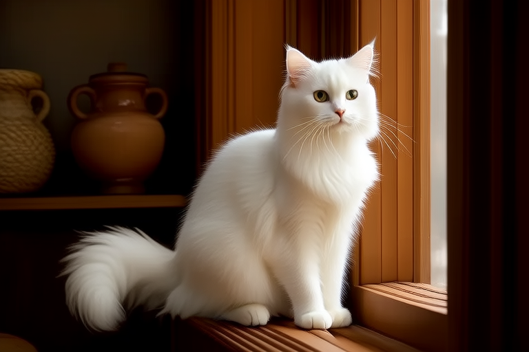 Turkish Angora Cats: Legends in Fur and Feather