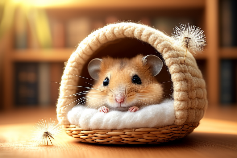 DIY Cozy Nests for Your Active Roborovski Hamster