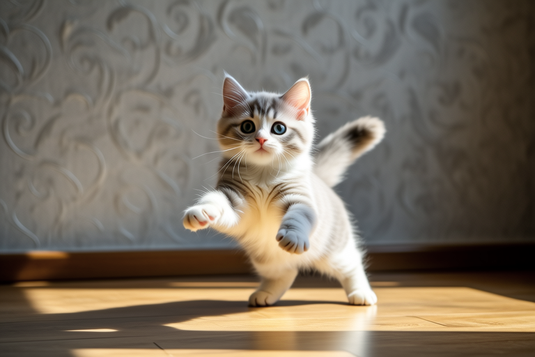 From Floor to Ceiling: The High Jinks of a Munchkin Cat