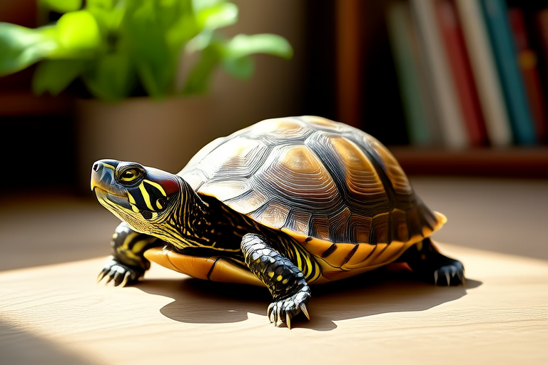 The Journey of a Three-Striped Box Turtle: From Adoption to Viral Stardom
